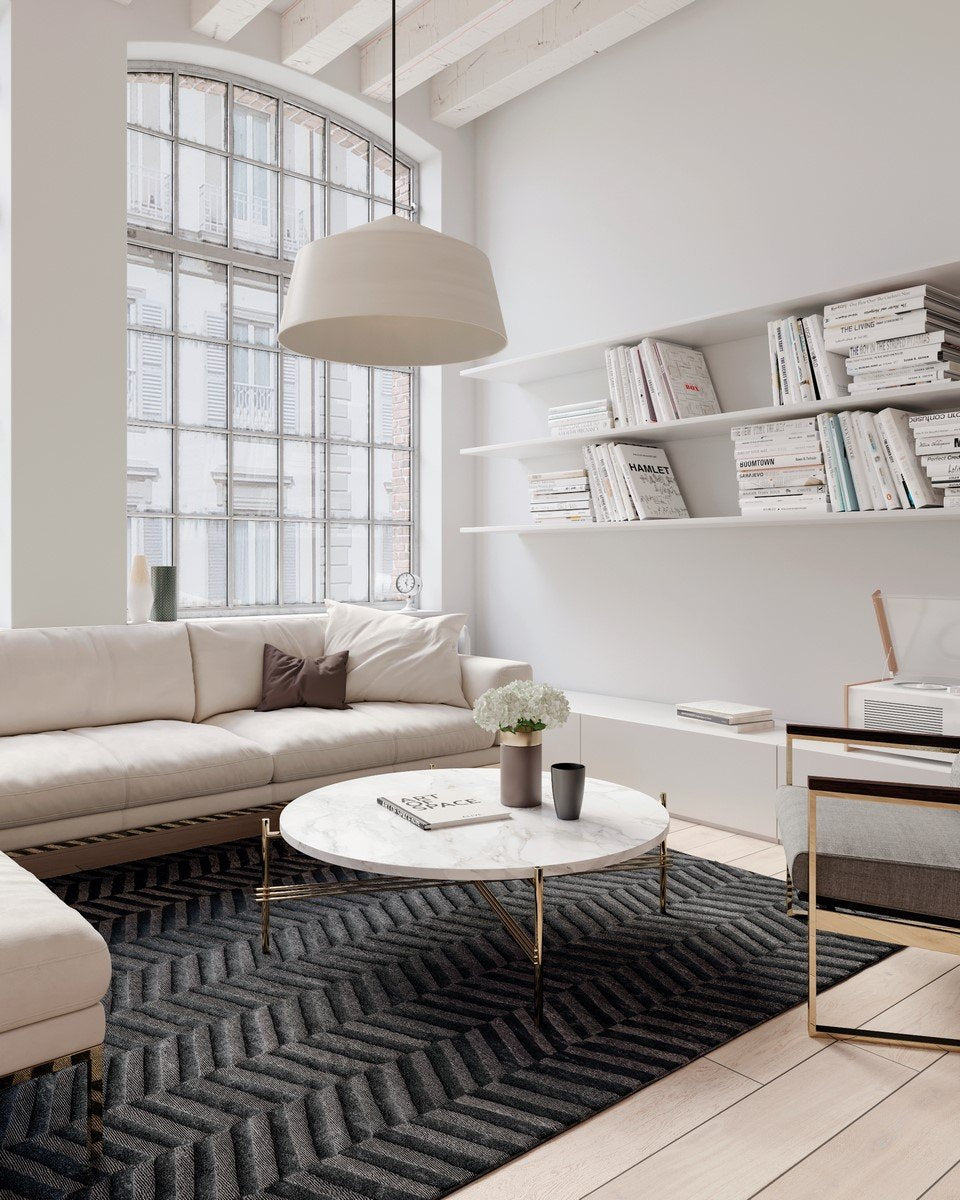 Rug CHELO CHARCOAL (Handmade Collection)