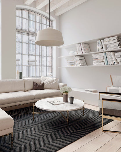 Rug CHELO CHARCOAL (Handmade Collection)