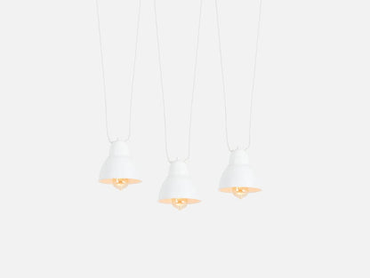 CustomForm Lámpara colgante COBEN HANGMAN FIX 3 – Blanco – vista principal