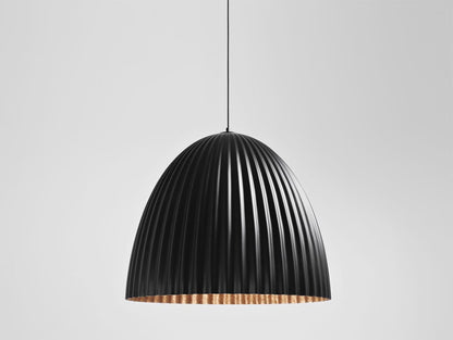 CustomForm Lámpara colgante PLISSART M – Cobre / Negro – vista principal