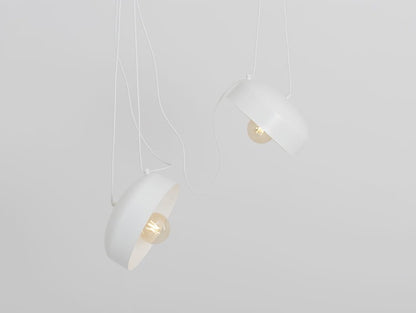CustomForm Lámpara colgante POPO FLAT L 2 – Blanco – vista principal