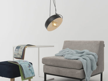 CustomForm POPO FLAT L 1 Pendant Lamp – Black – detail 1