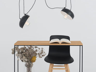 CustomForm POPO FLAT 2 Pendant Lamp – Black – detail 1