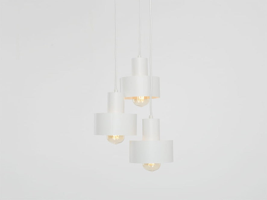 CustomForm Lámpara colgante FAY 3 – Blanco – vista principal