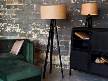 CustomForm MASALA JUTE FLOOR 50X30 Floor Lamp – Black – detail 1