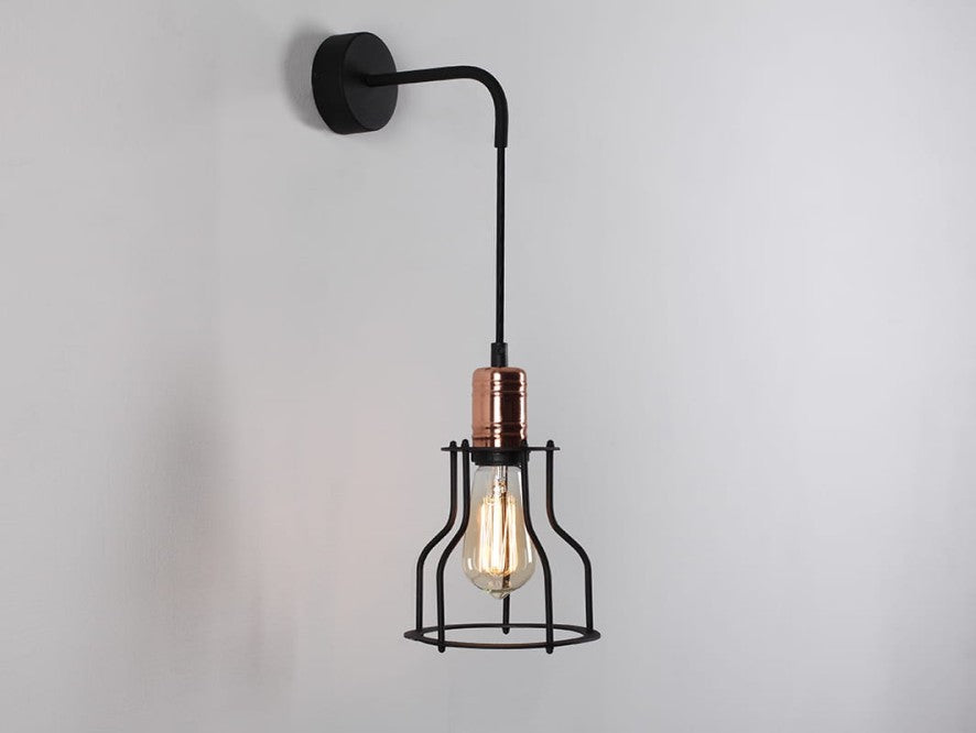 CustomForm WORKER WIDE WALL Wall Lamp – Black – main view