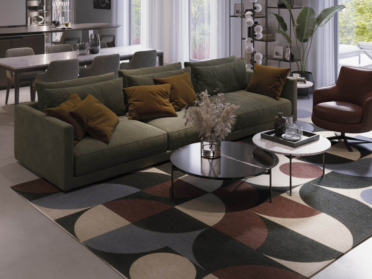 Carpet DECO BLUE COPPER (Art Deco Collection)