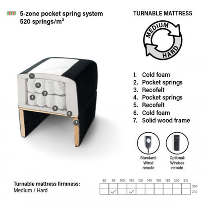 Bed ADJUSTABLE DIAMOND by Bellus, product image 3