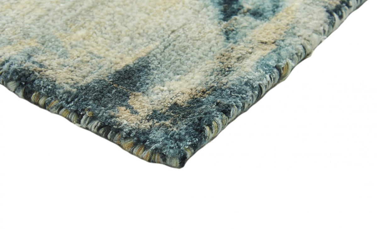 Carpet FERNO AQUA GOLD (Handmade Collection)
