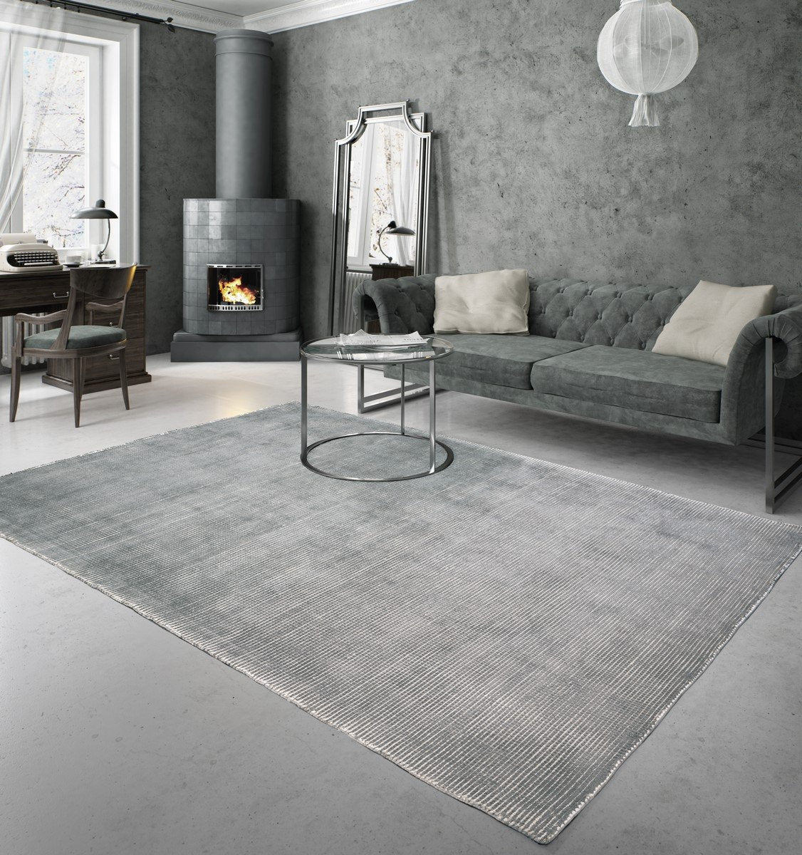 Carpet IVETTE GLACIER GRAY (Handmade Collection)