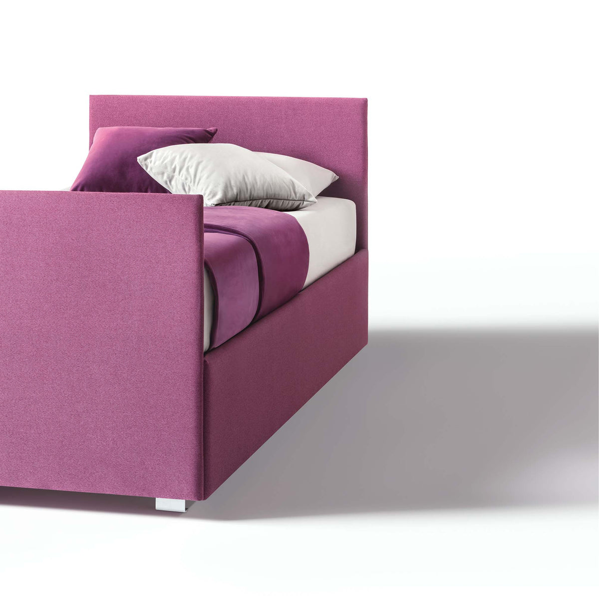LeComfort Bambusa upholstered double bed at Soft Room, Costa del Sol, Spain