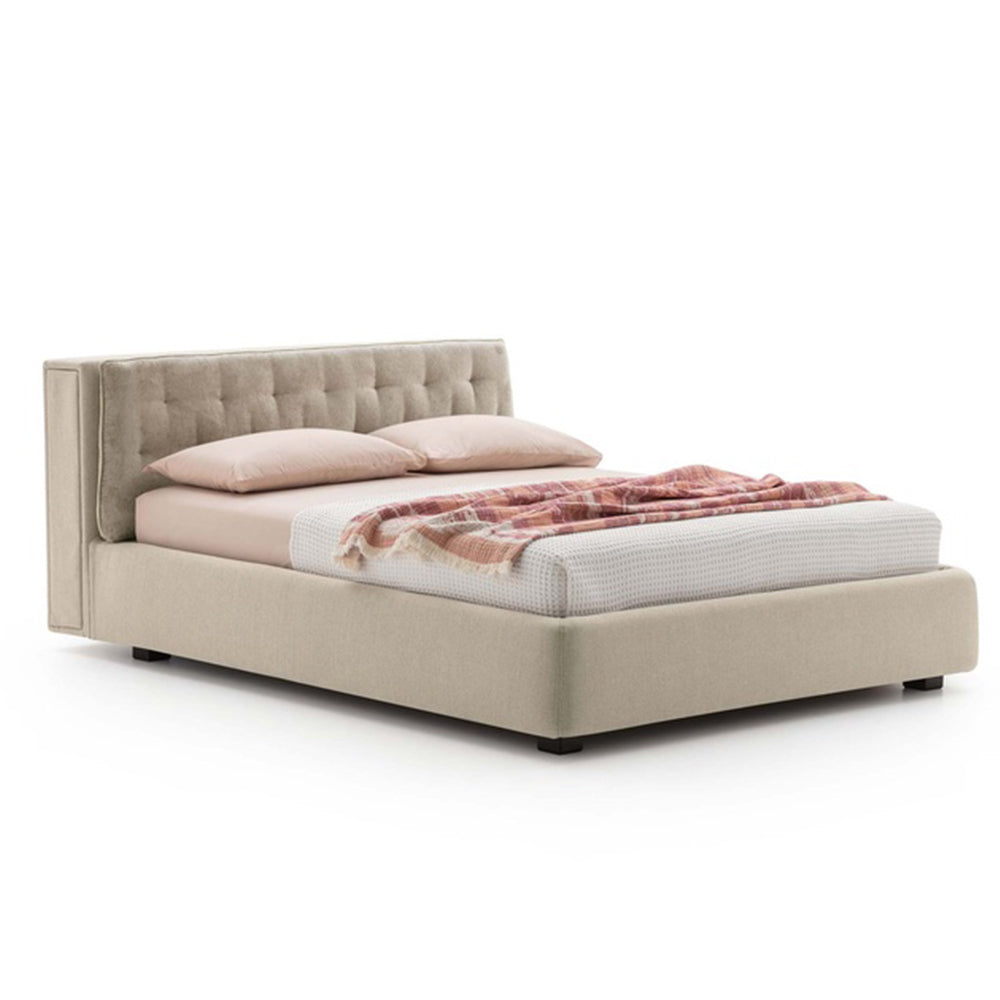 LeComfort Donovan upholstered double bed at Soft Room, Costa del Sol, Spain