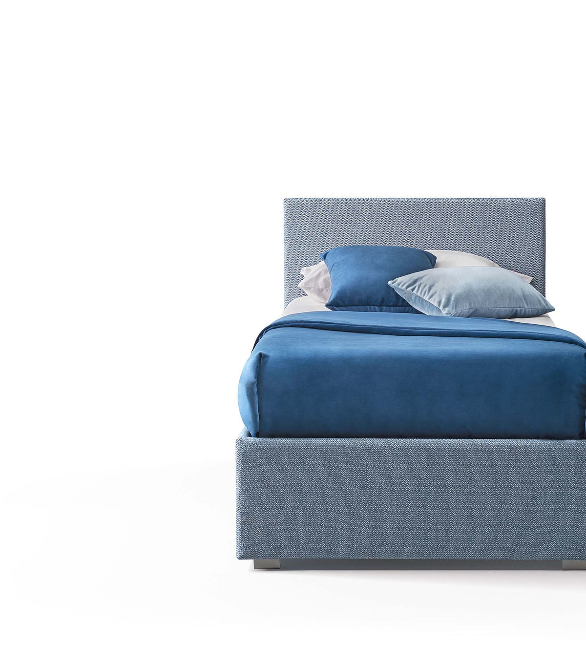 LeComfort Gelsomino upholstered double bed at Soft Room, Costa del Sol, Spain