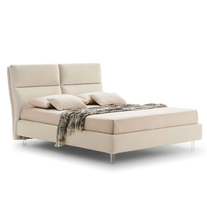LeComfort King upholstered double bed at Soft Room, Costa del Sol, Spain