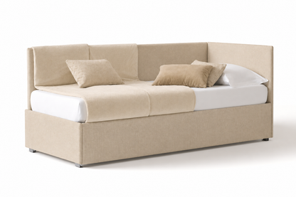 LeComfort Pentas upholstered double bed at Soft Room, Costa del Sol, Spain