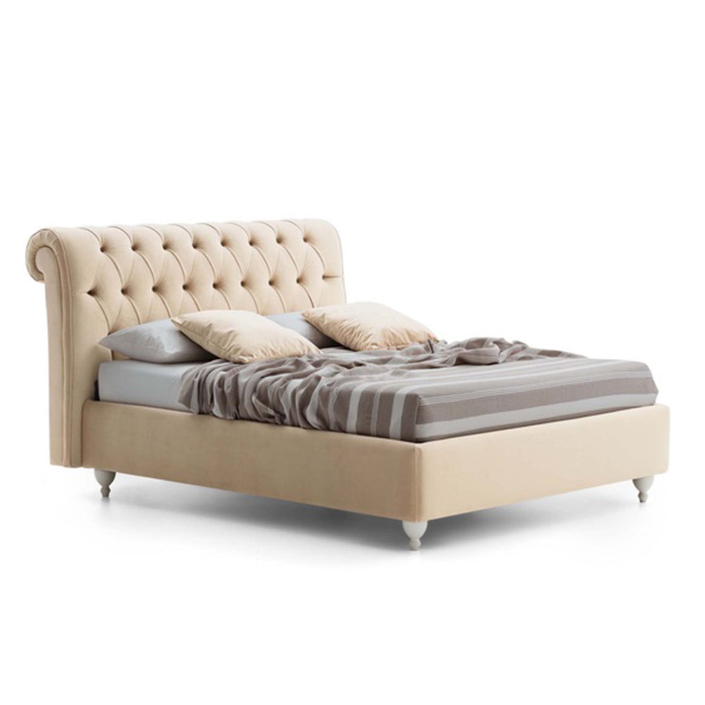 LeComfort Raffaello upholstered double bed at Soft Room, Costa del Sol, Spain