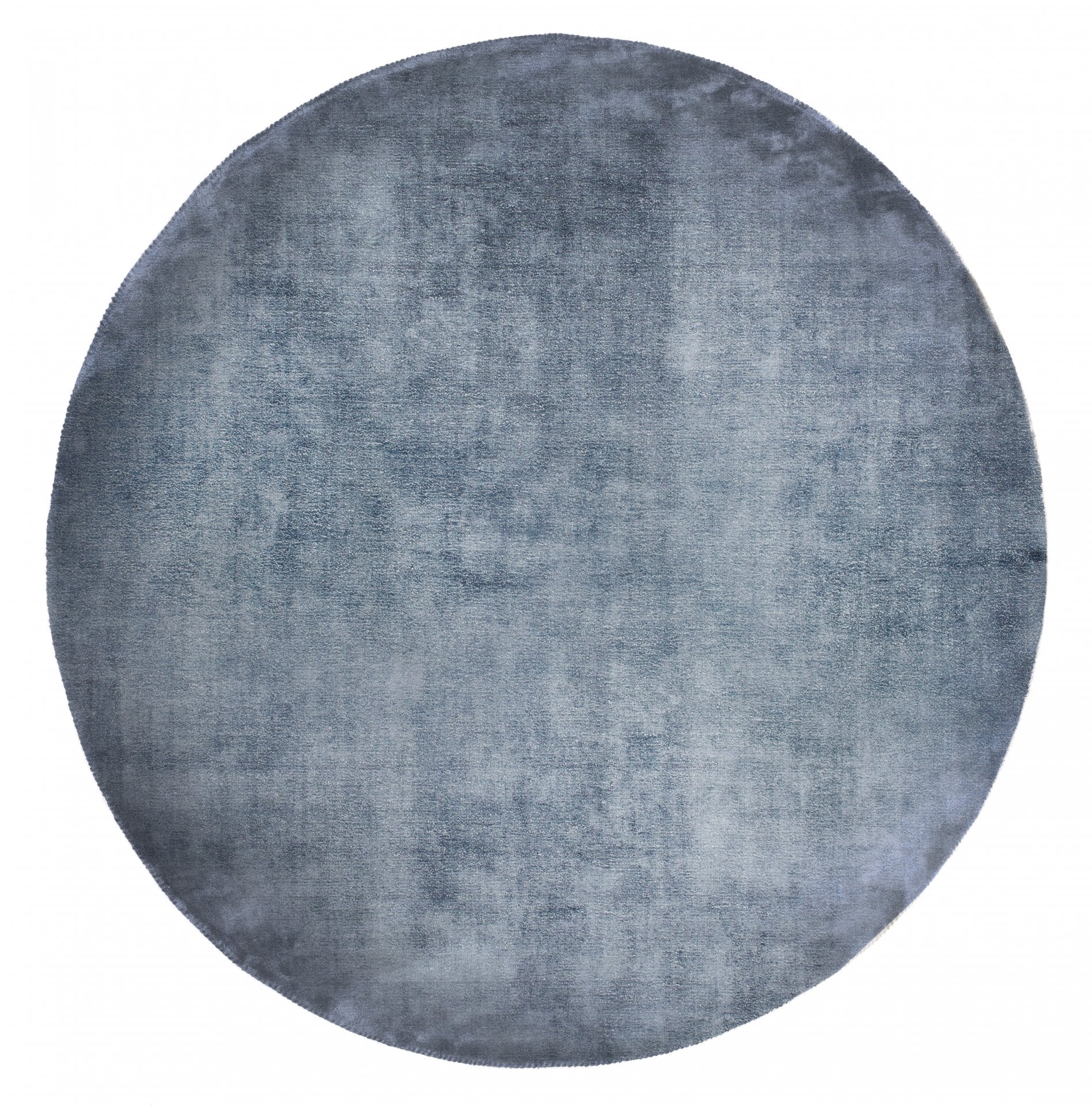Carpet ROUND LINEN DARK BLUE (Handmade Collection)