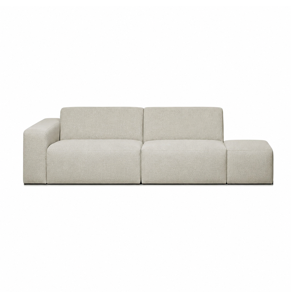 Soft Nord LOFT Sofa (Three-seater with Pouf) (Modular) — Soft Room, Costa del Sol, Spain