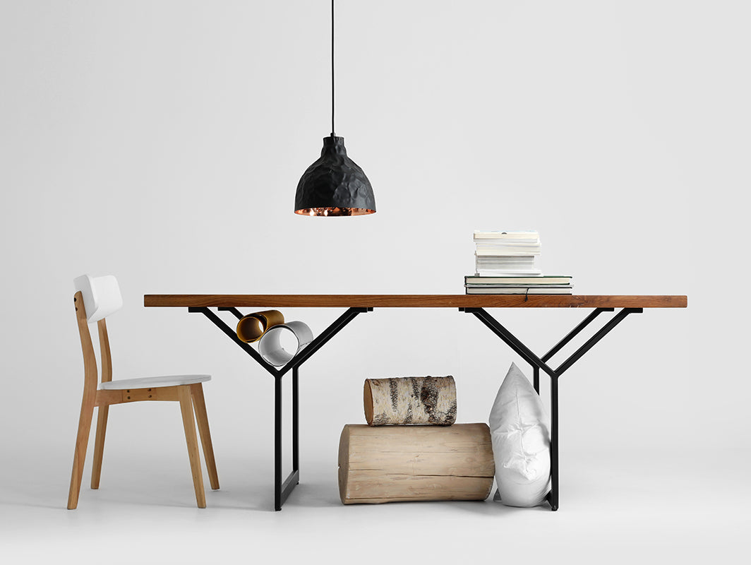 Farsund Wood Kitchen Table — Soft Room, Costa del Sol, Spain