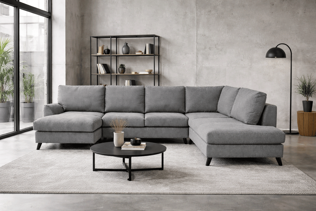 Soft Nord Merlin Sleeping Sofa (U-Shaped Corner)