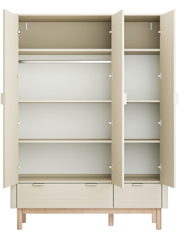 Clothes cabinet with 3 doors (Stripe collection)