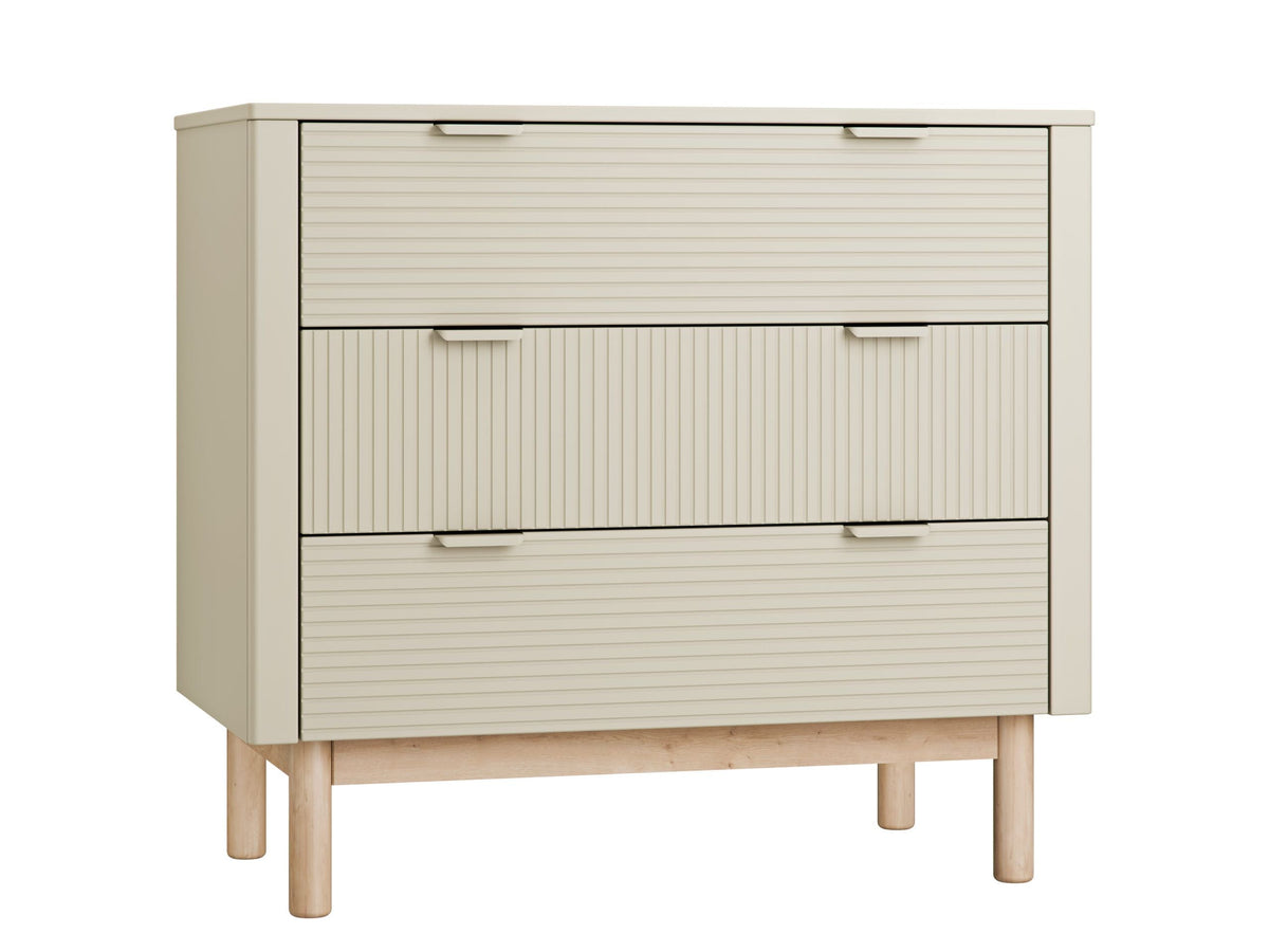Chest of drawers with 3 drawers (Stripe collection)