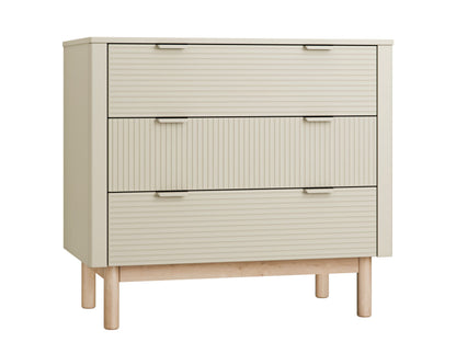 Chest of drawers with 3 drawers (Stripe collection)