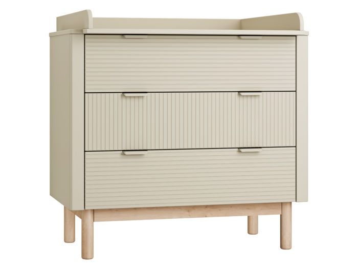 Chest of drawers with 3 drawers (Stripe collection)