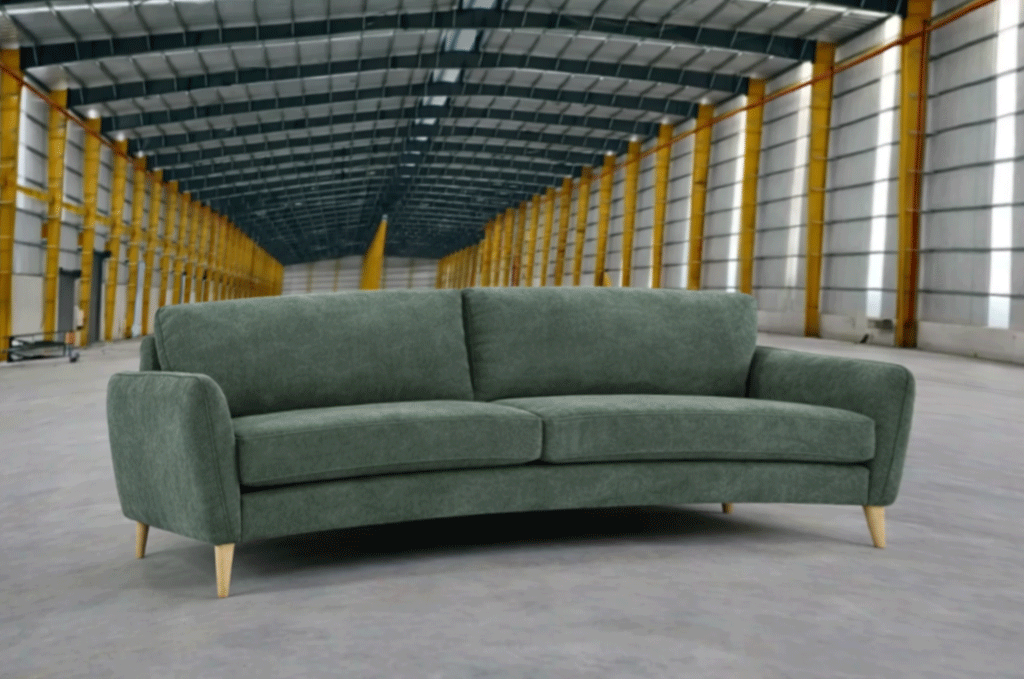 Sofa PARIS (Three-seater, Round)(Manufacturer's warehouse)