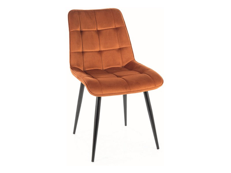 Pearl Kitchen Chair (Velvet/Black Legs)