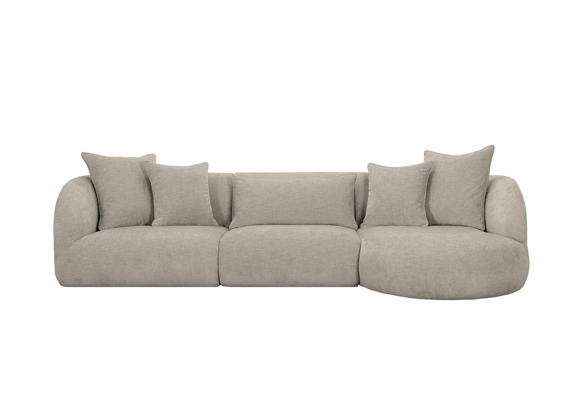 Vilmers PEBBLE Sofa (Corner Chaise Longue) — Soft Room, Costa del Sol, Spain