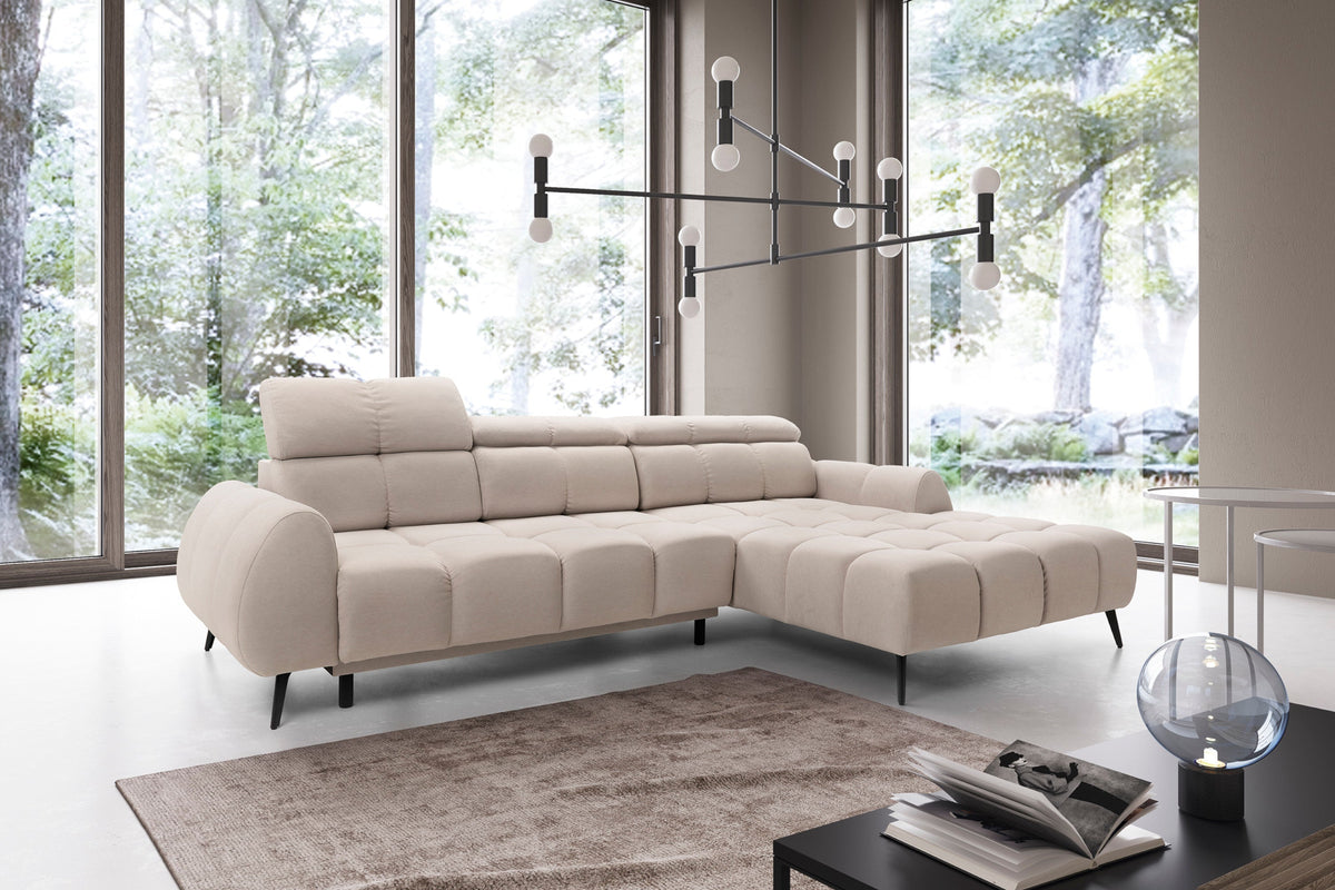 Sofá rinconero PUSZMAN PIANO con asiento extensible eléctrico — vista 2