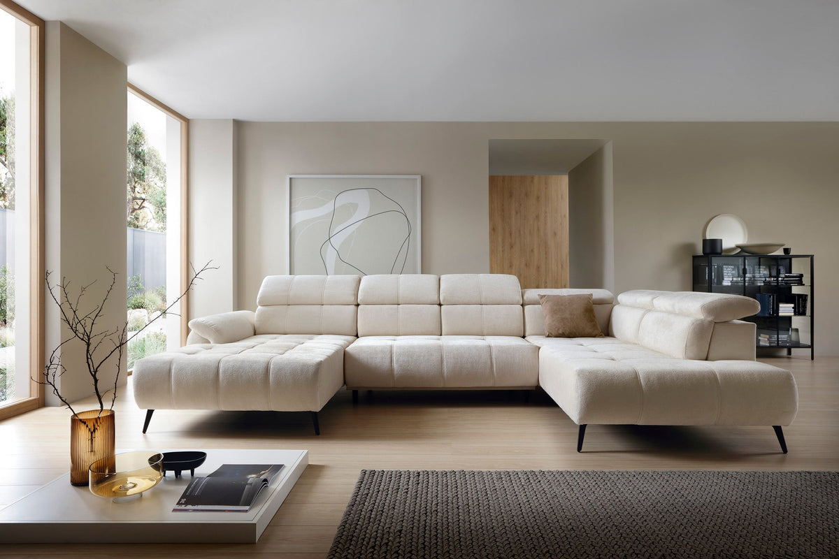 PUSZMAN GENOVA III corner sofa with electric seat extension — view 2