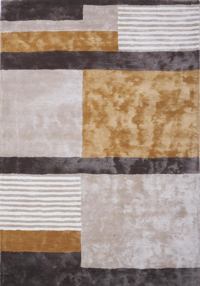 Carpet RETRO YELLOW (Handmade Collection)