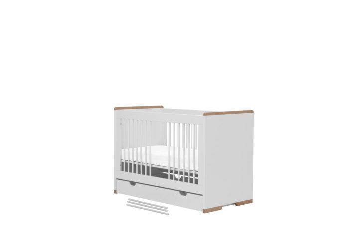 Baby crib 120x60 (Woodsy collection)