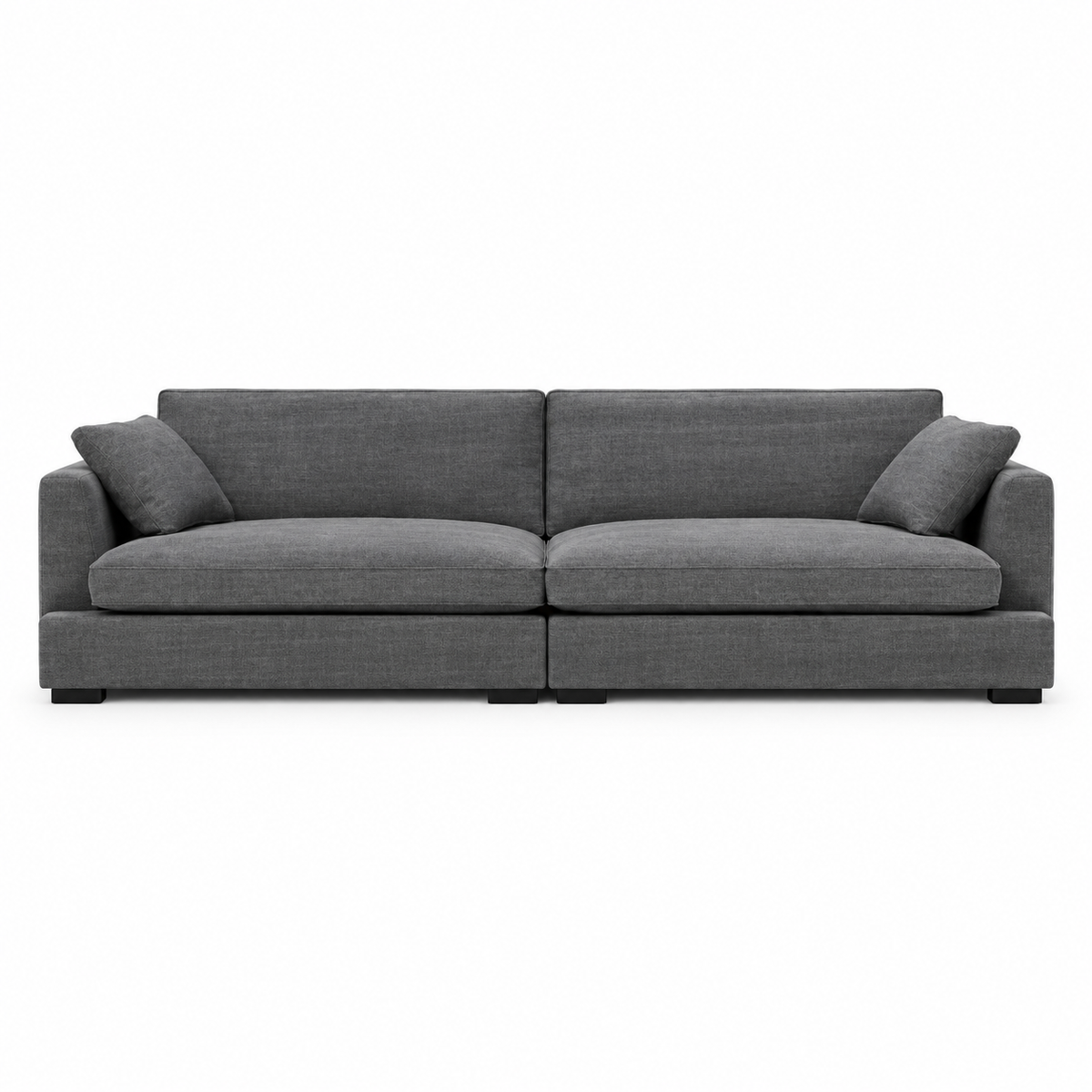Sofa MOBBY (Four-seater) — digital front-view visualization, original upholstery retained