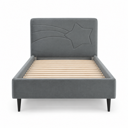 Bed STAR (Children's) — digital front-view visualization; original upholstery retained