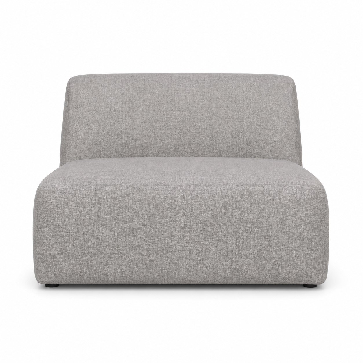 Loft Armchair — digital front-view visualization; original upholstery retained