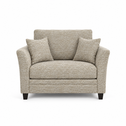 Sonia Armchair (Extendable) — TUCKER 8 BEIGE digital upholstery visualization
