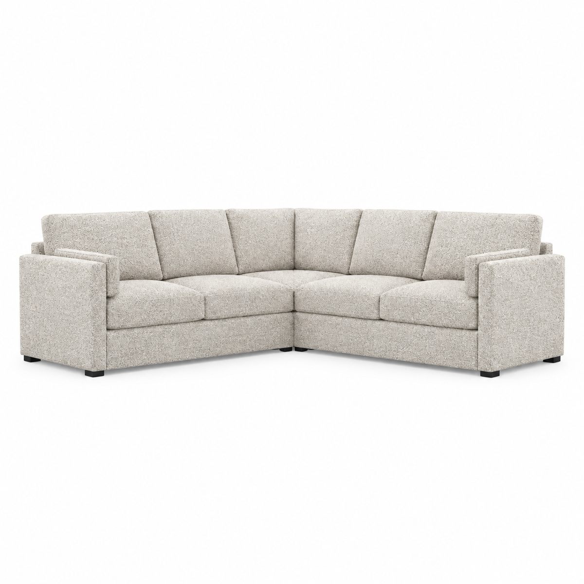 Modern Sleeping Sofa (Closed Corner) — NOW OR NEVER 8 BEIGE digital upholstery visualization
