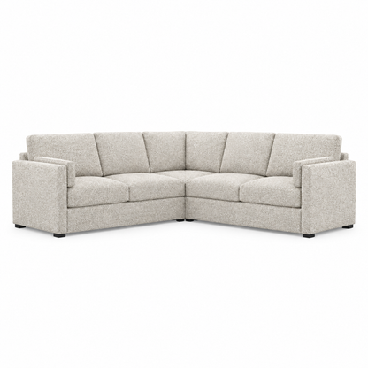 Modern Sleeping Sofa (Closed Corner) — NOW OR NEVER 8 BEIGE digital upholstery visualization