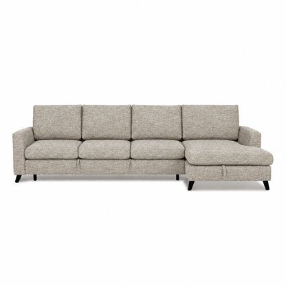 MARIO SLEEPING corner XL sofa — digital upholstery visualisation in TUCKER 8 BEIGE