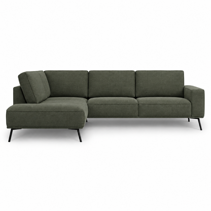 Sofa Amsterdam (Open Corner) — digital front-view visualization, original upholstery retained