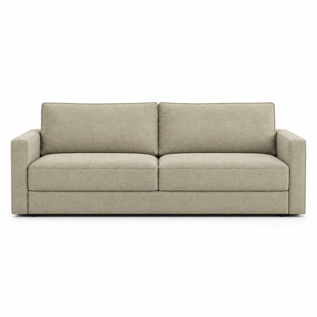 Sofa ANDORA (Three-seater) — digital front-view visualization in CONCEPT 14 LATTE