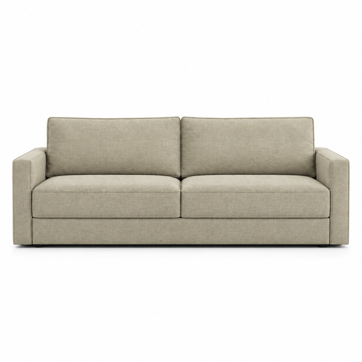 Sofa ANDORA (Three-seater) — digital front-view visualization in CONCEPT 14 LATTE