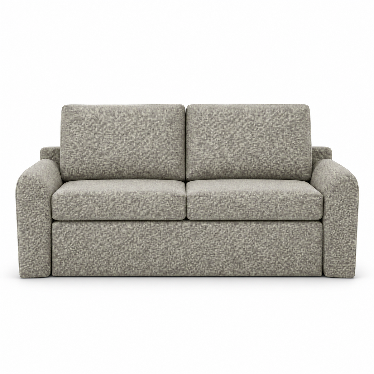 Sofa ELBA (Double) — digital front-view visualization in HARRY 5/1 LIGHT BROWN