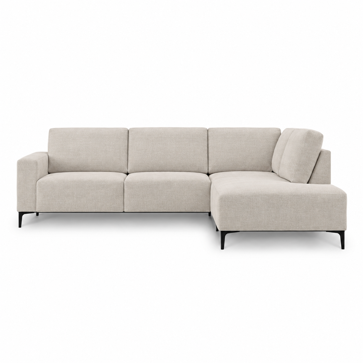 Sofa Fabian (Open Corner) — digital front view in original upholstery