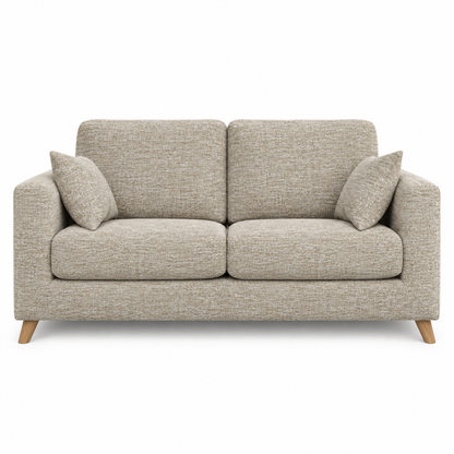 Sofa FARIA (Double) — digital front-view visualization in TUCKER 8 BEIGE