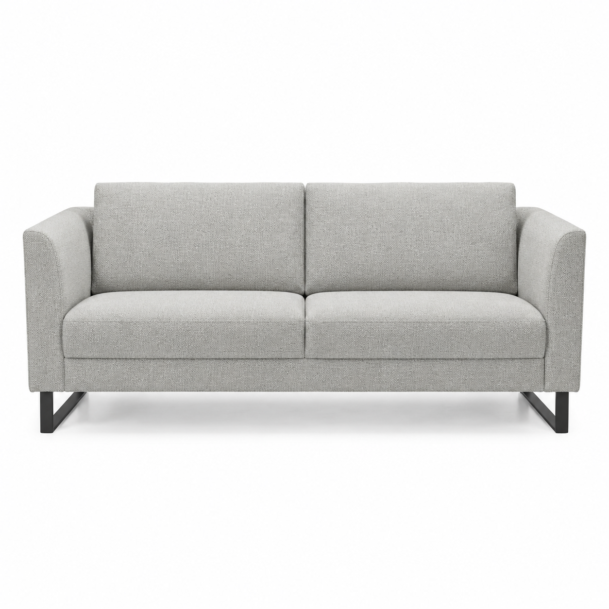 Geneve Sofa (Two-seater) — front-view upholstery visualization in HARRY 8 BEIGE
