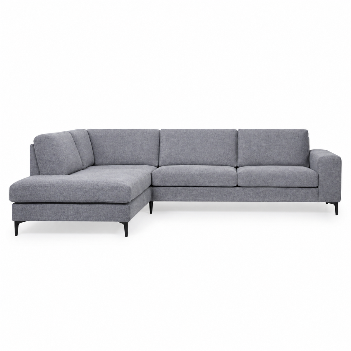Sofa Henry (Open Corner) — digital front-view visualization, original upholstery retained